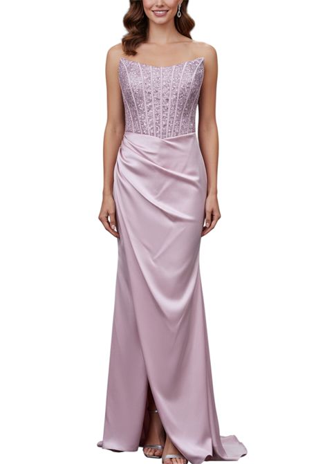 Long dress with appliqué bodice VIVIEN | dress | 75P 53001